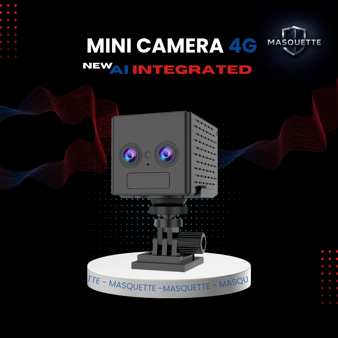 Mini caméra 4G IA : double objectif